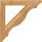 Ekena Millwork Funston Slat Rough Sawn Bracket, Western Red Cedar, 4"W x 34"D x 34"H BKT04X34X34FST06RWR - alternate 2